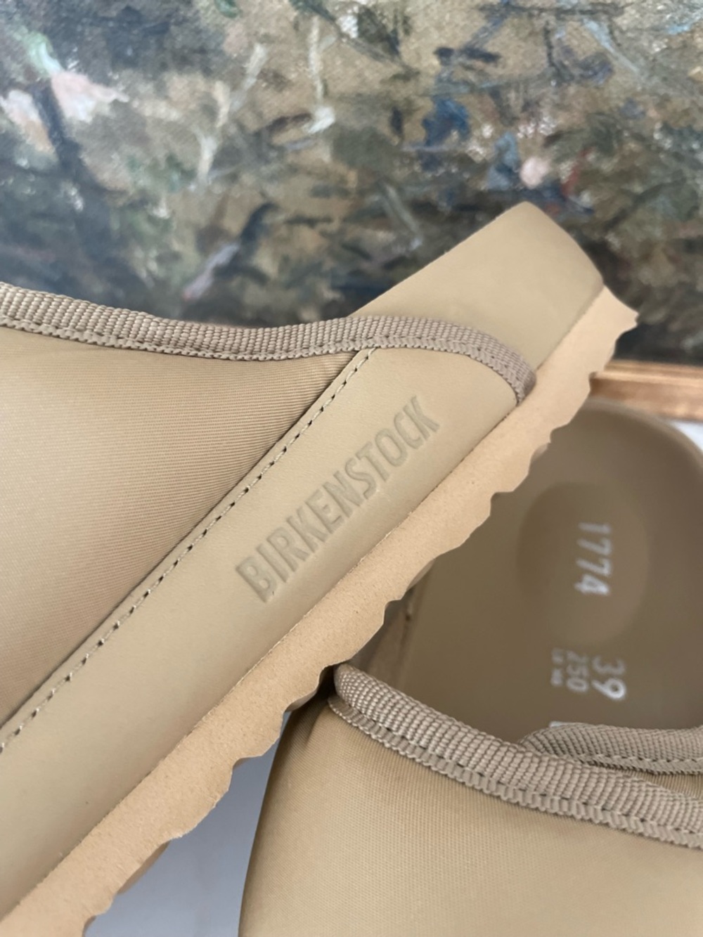Birkenstock 1774 Cosny‎ Sandals 39 Taffy Beige Arizona NEW - Picture 10 of 13